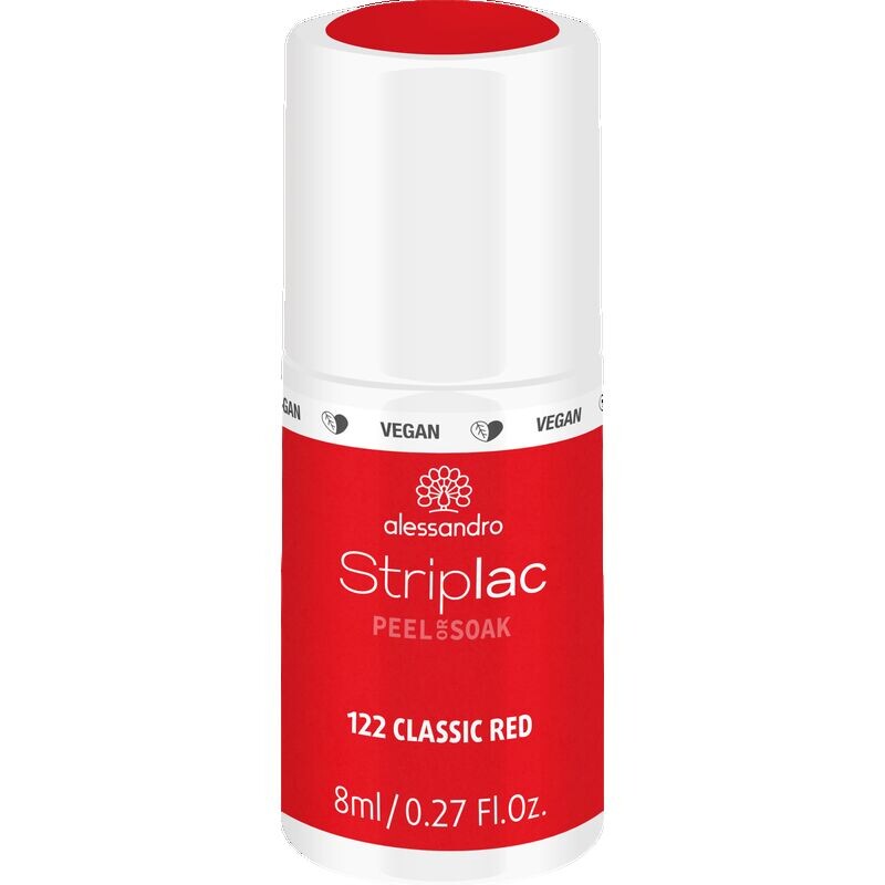 

STRIPLAC PEEL OR SOAK CLASSIC RED - VEGAN Alessandro, 8 ml