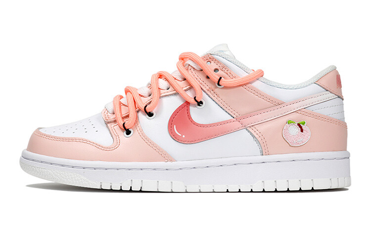 

Кроссовки Nike Dunk Skateboard Shoes Women's Low-Top Pink White