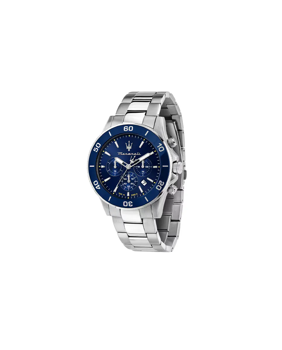 

Stile R8873600002 стальные мужские часы с серебряным ремешком Maserati, серебряный