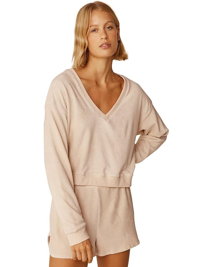 

Пуловер Beyond Yoga Tropez Pullover, цвет Pristine Cream