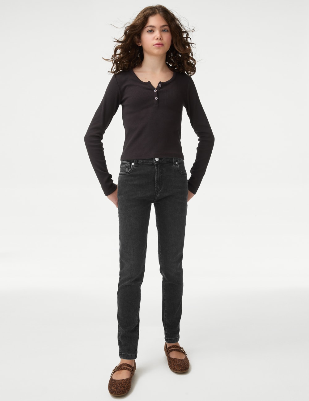 

Узкие джинсы Marks & Spencer, черный