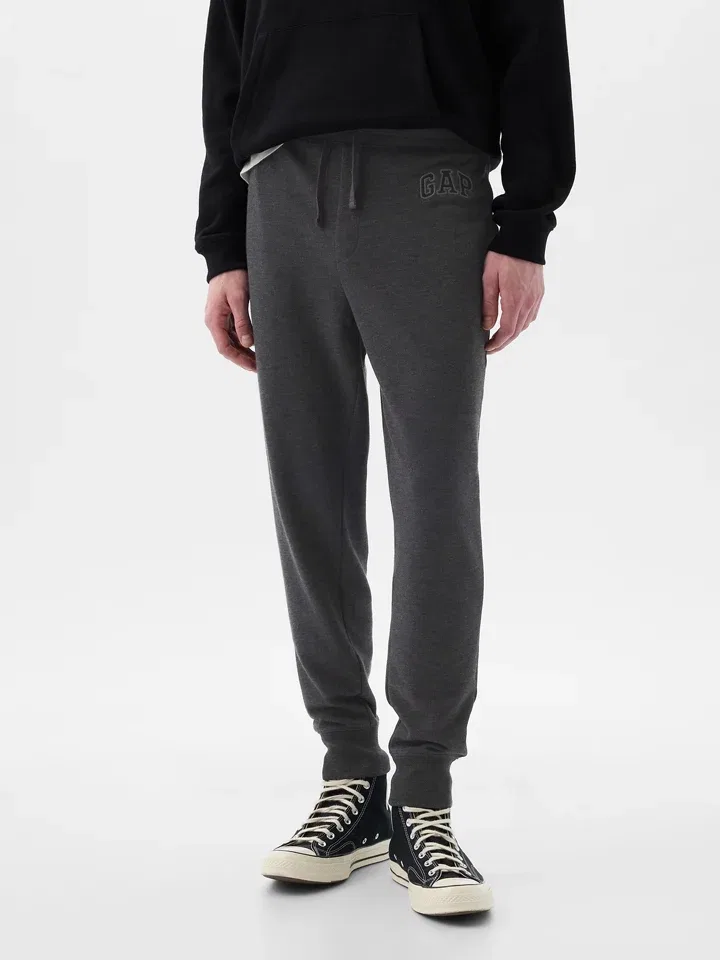 Спортивные штаны, меланж, GAP, антрацит
