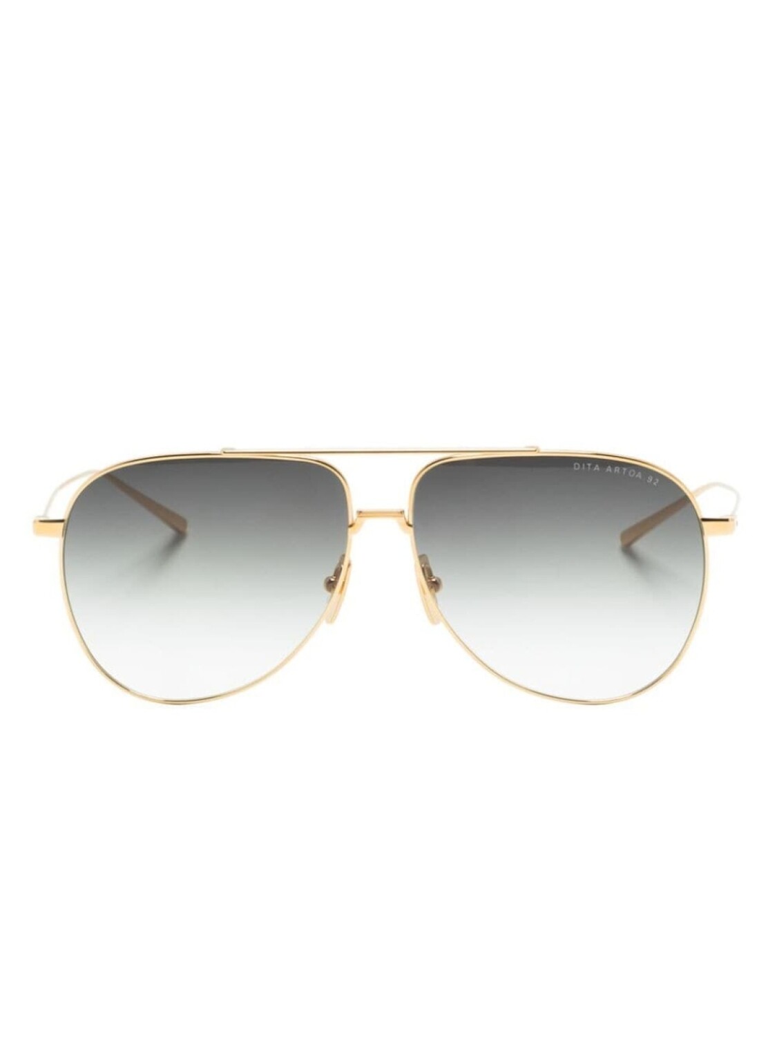 

Dita Eyewear солнцезащитные очки-пилоты с эффектом градиента, золотистый