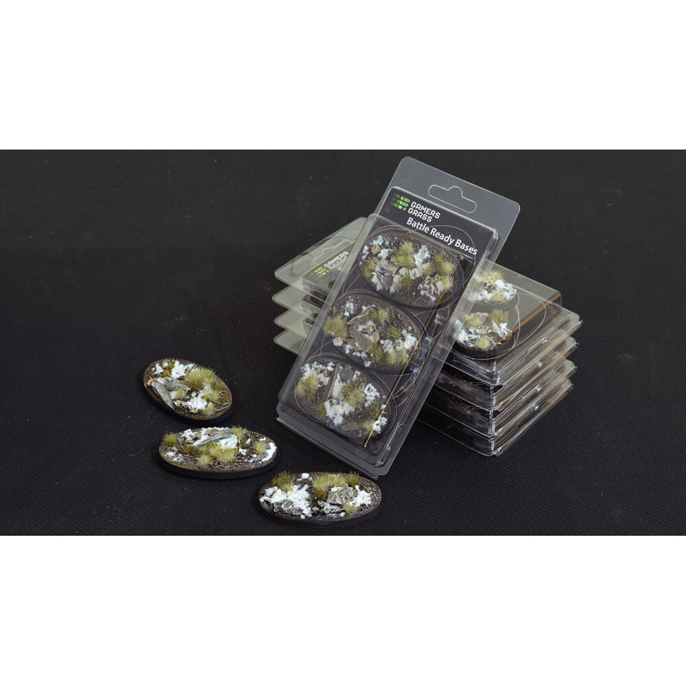 

Аксессуары Gamers Grass Battle Ready Bases: Winter - Oval 75mm (3)