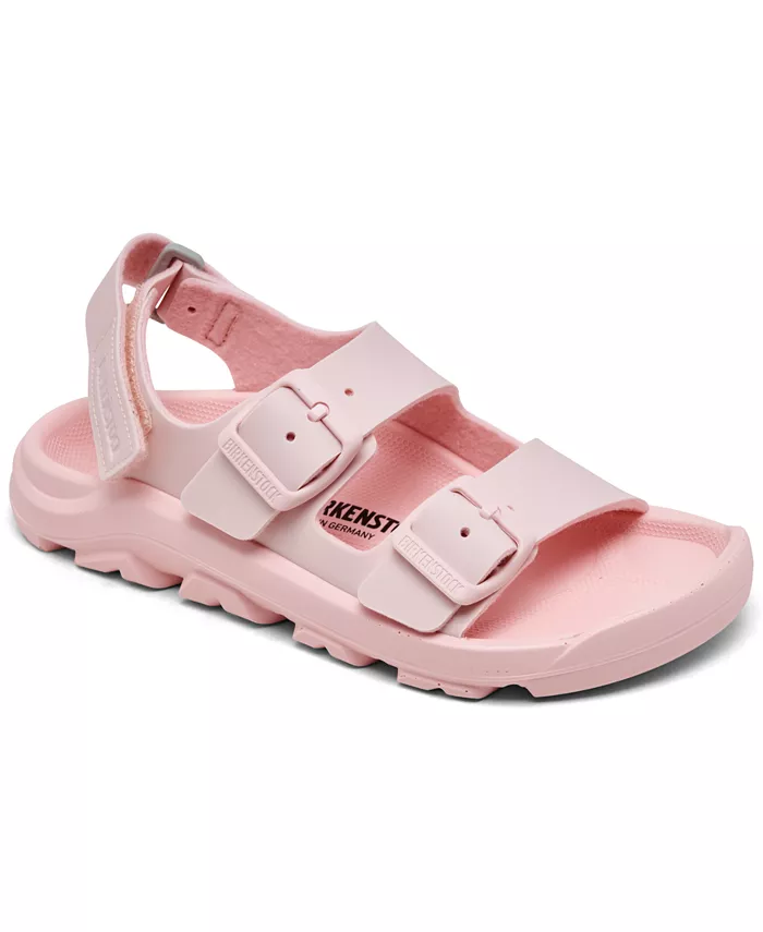 

Маленькие девочки Mogami Birko-Flor сандалии на застежке от Finish Line Birkenstock, розовый