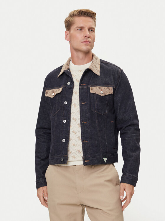 

Демисезонная куртка classic fit M5YXN1 D5QC2 Guess, синий