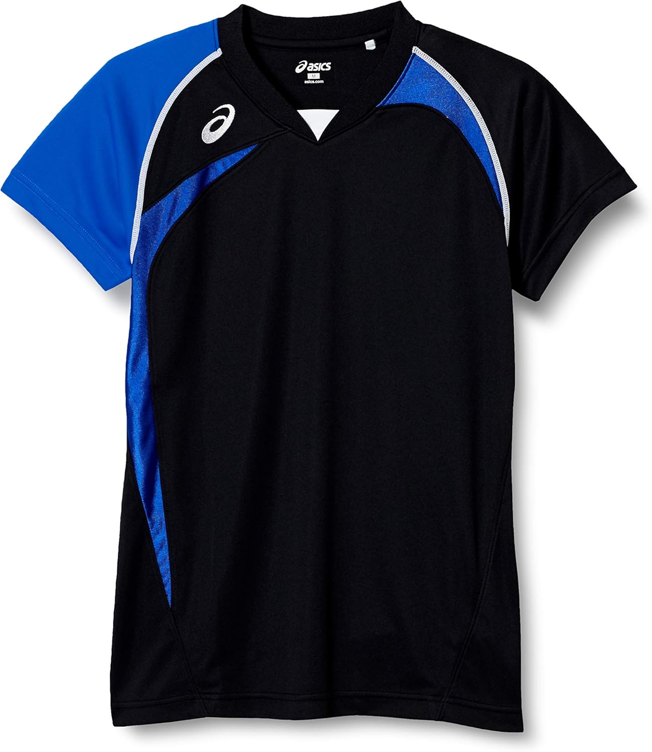 

Мужская волейбольная футболка Asics XW1318 с коротким рукавом, черный/синий
