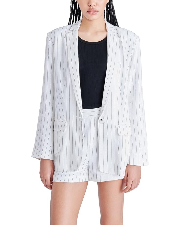 

Блейзер Steve Madden Jessa, цвет Ivory Stripe