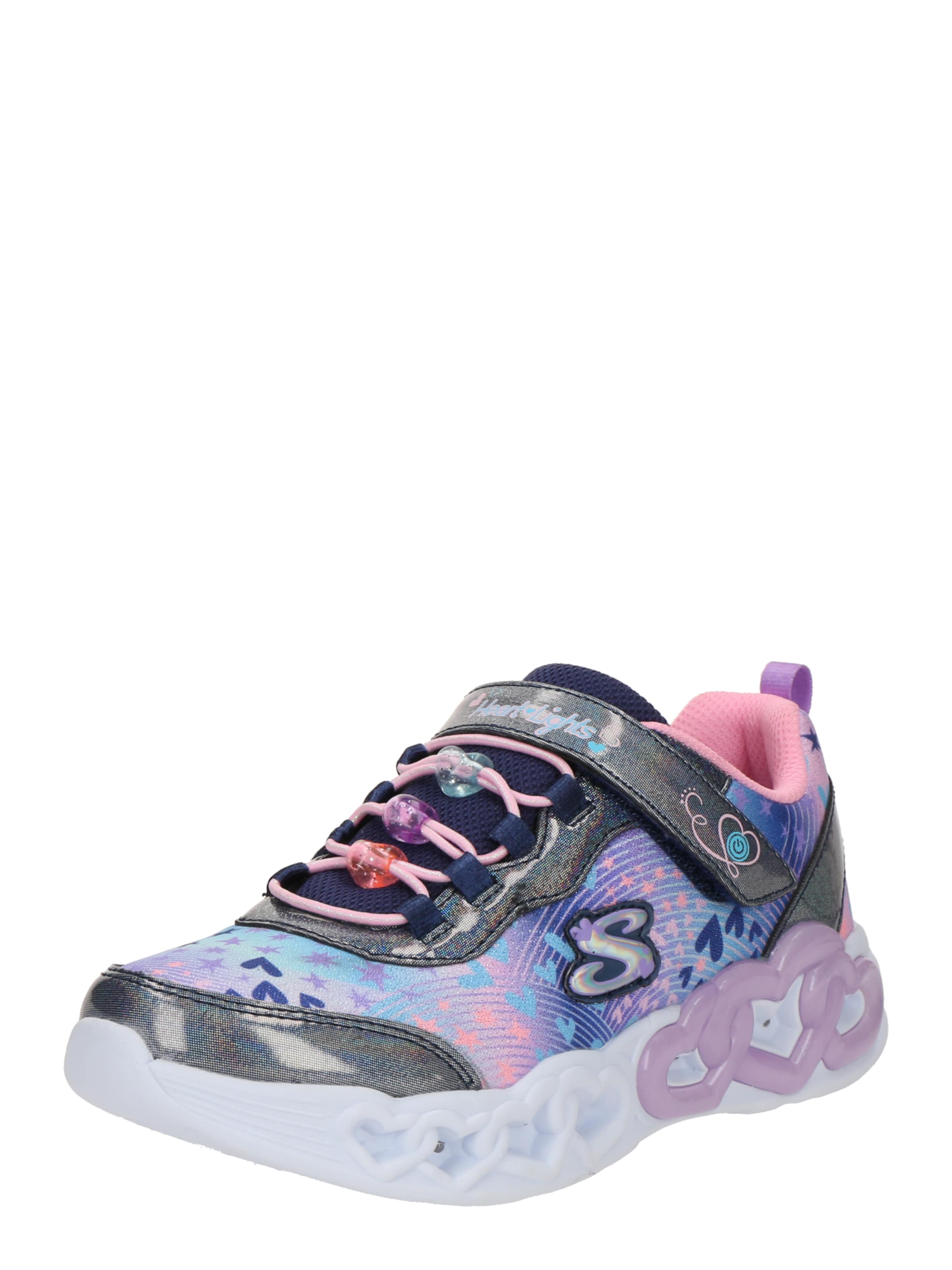 

SKECHERS Кроссовки 'Infinite Heart Lights' в цвете Navy, Royal Blue