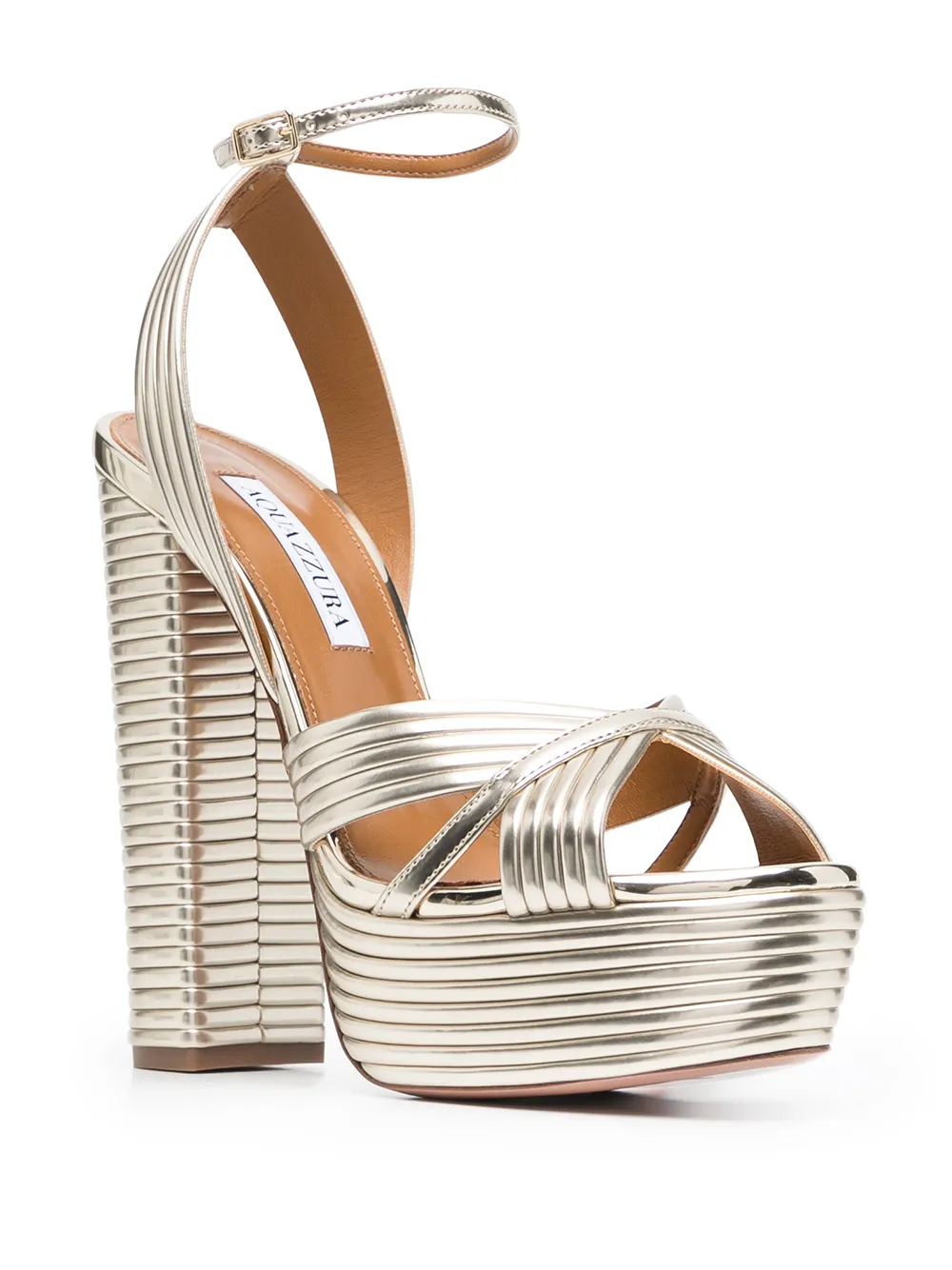Босоножки Sundance 150 Aquazzura, золотой — фото 2