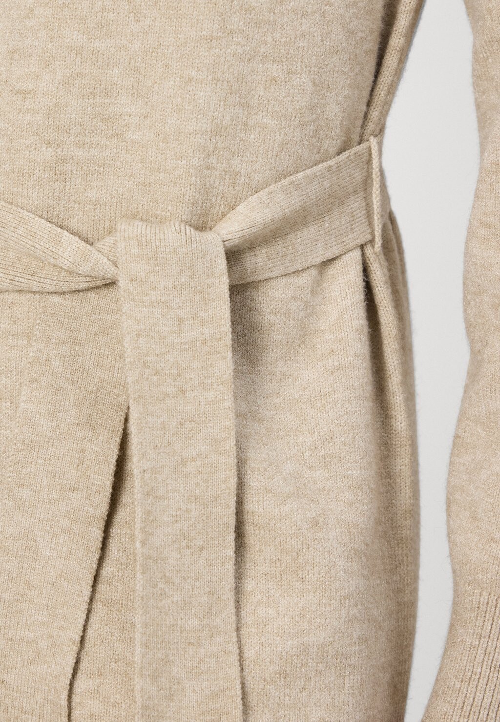 

Платье-свитер VIRIL O-NECK BELT DRESS VILA, бежевый