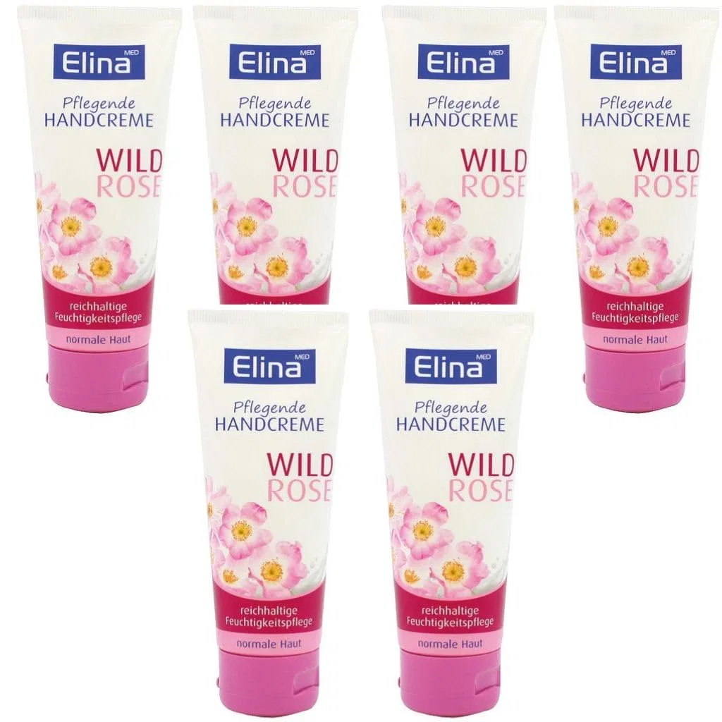 Питательный крем для рук ELINAmed Wild Rose, 6 x 75 мл Elinamed