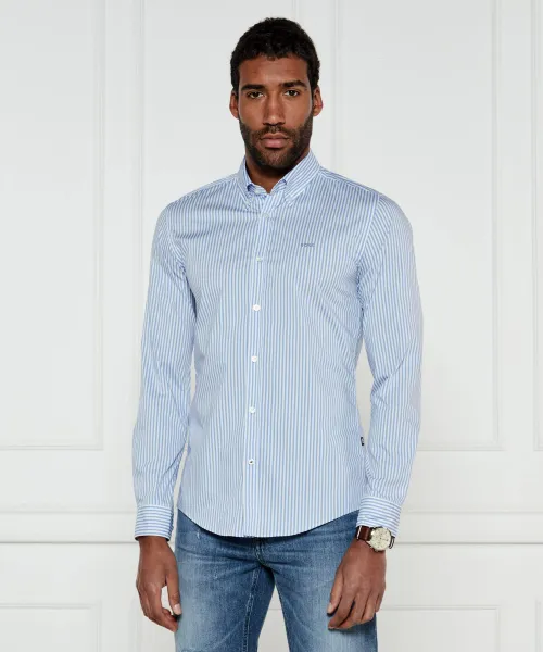 

Рубашка Роан Slim fit Boss, синий