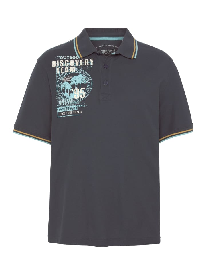 

Рубашка-поло Man's World, темно-синий