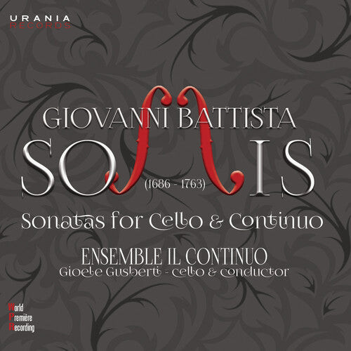 

CD диск Somis / Jovanovich: Sonatas for Cello & Continuo