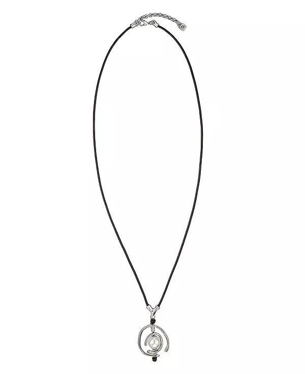 

Ожерелье из перламутра с покрытием из стерлингового серебра Unode50, silver