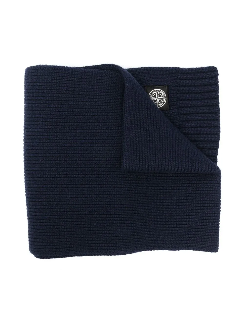 

Шарф в рубчик Stone Island Junior, синий