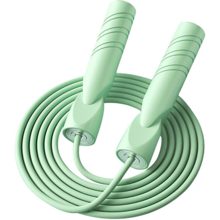 

Фитнес-тренировка неучтенные скакалки для взрослых PVC веревка PP контроллер длина шнура 2,9 см LINING, зеленый