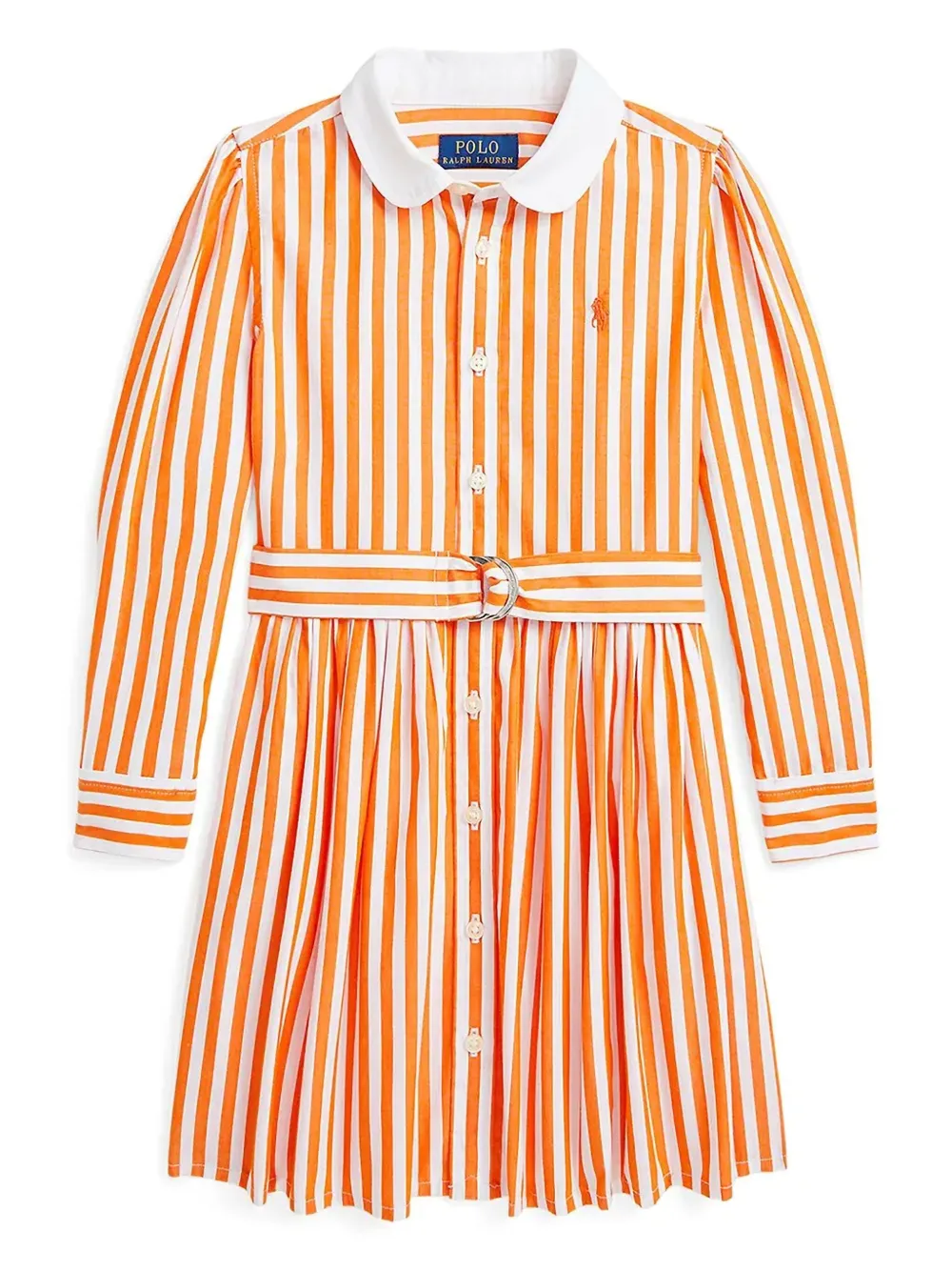 

Платье в полоску POLO RALPH LAUREN KIDS, оранжевый