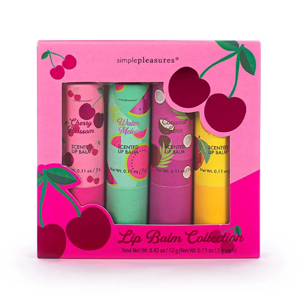 

Набор бальзамов для губ Set Lip Balms Cherry Tri-Coastal, 1 UD