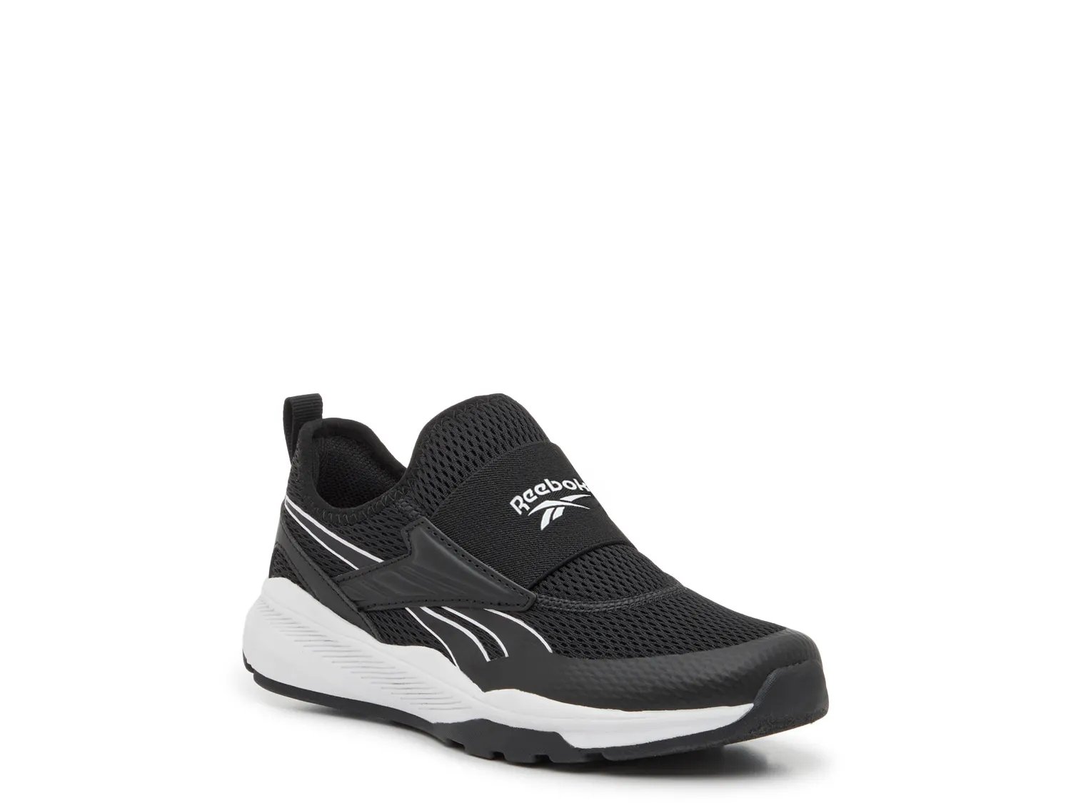 

Кроссовки Reebok Shadow Flux Slip-On Sneaker - Kids', черный/белый
