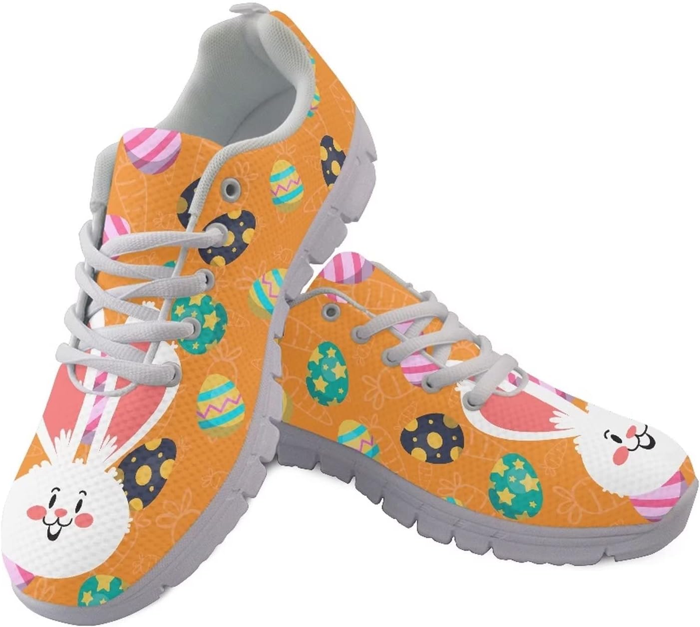 

Мужские спортивные теннисные кроссовки GIFTPUZZ, легкие кеды с шнуровкой, дышащие, для тренажерного зала и спортивных занятий, Easter Egg Rabbit