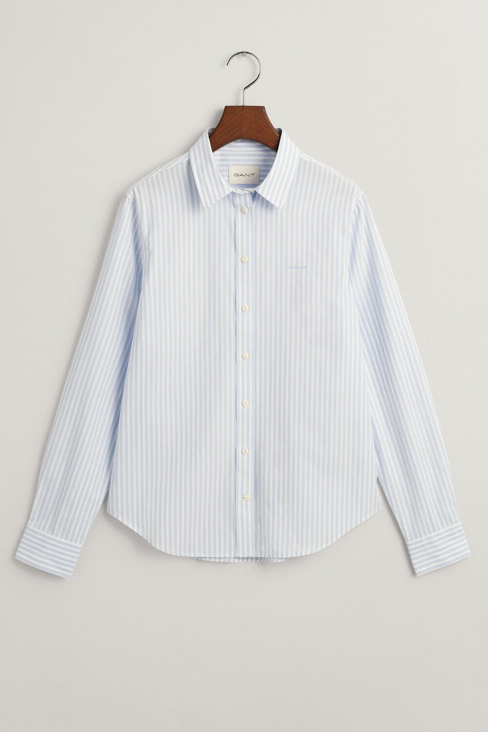 

Рубашка Gant из поплина в полоску GANT, синий