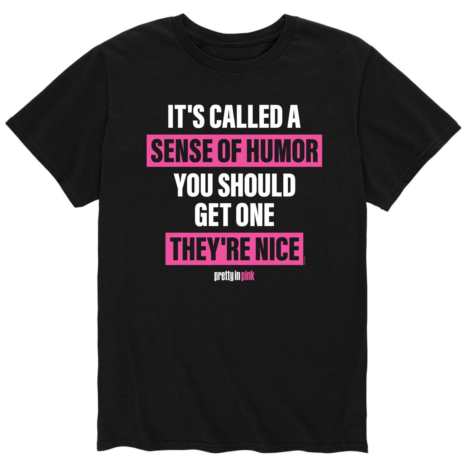 

Мужская футболка Pretty In Pink Humor Licensed Character