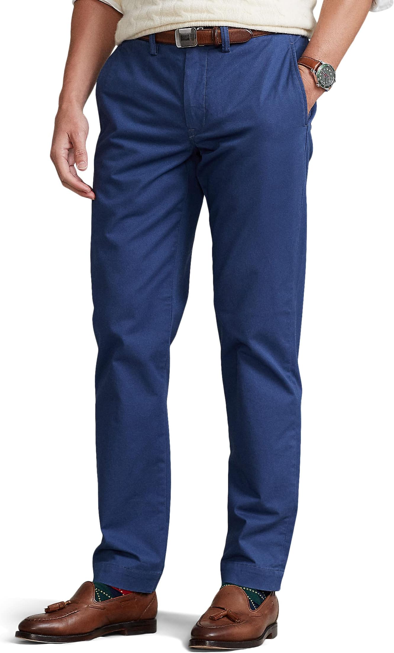 

Брюки Polo Ralph Lauren Straight Fit Stretch Chino Pants, цвет Light Navy