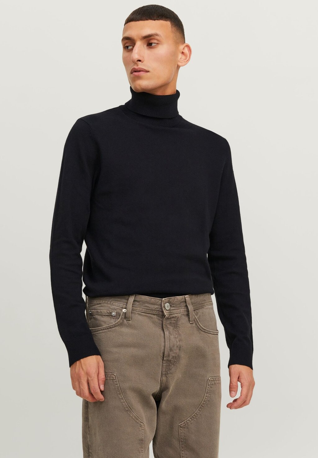 

Свитер JJEEMIL ROLL NECK Jack & Jones, черный