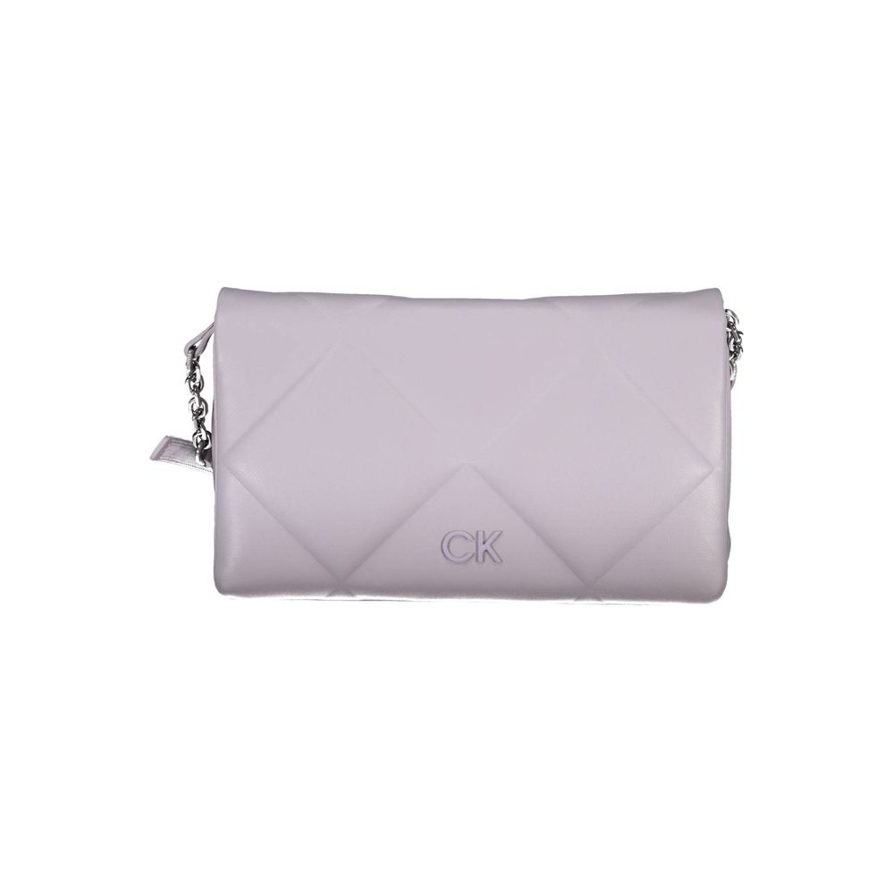 

Фиолетовая сумка из полиэстера Calvin Klein, фиолетовый
