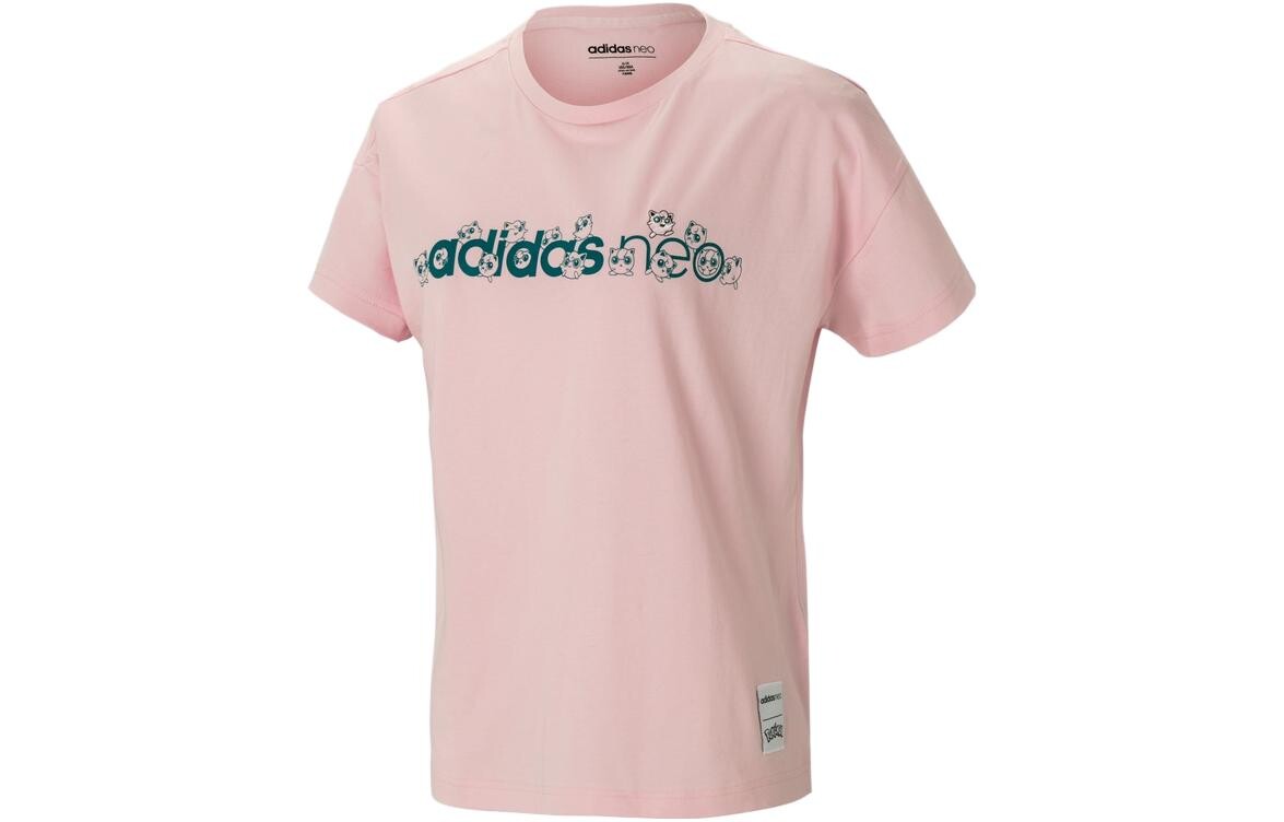 

Футболка женская прозрачно-розовая Adidas