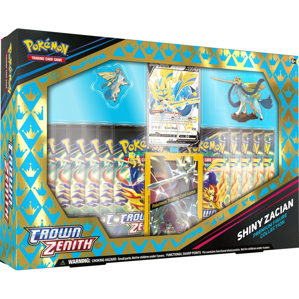 

Карточная игра The Pokemon Company Int'l Pokemon TCG: Crown Zenith: Premium Figure Collection - Shiny Zacian