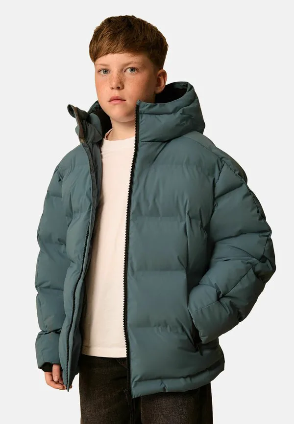 Зимнее пальто стандартного кроя, устойчивое к дождю. Next, Teal Blue