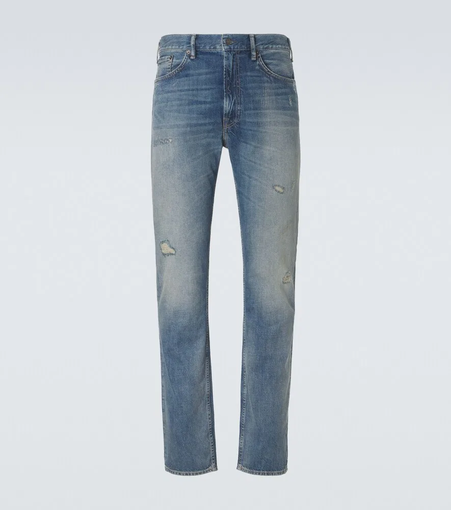 1979M рваные узкие джинсы Acne Studios, синий