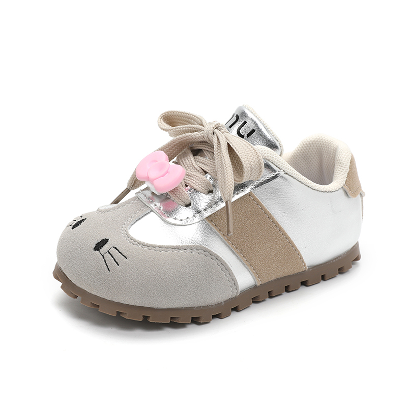 

Противоскользящая детская обувь для повседневной носки. Для детей от 3 до 7 лет. Tide attack, серебряный