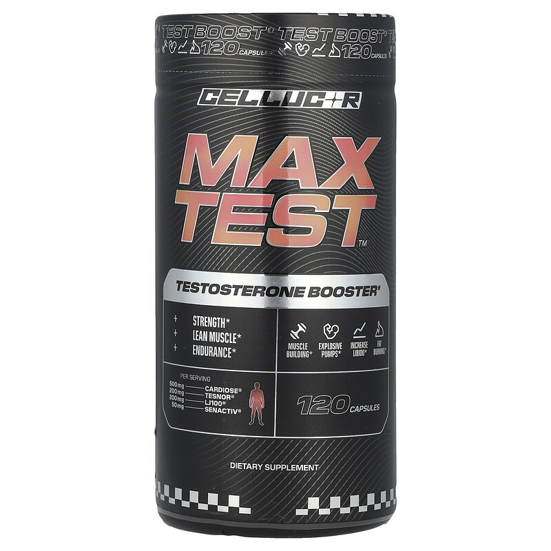 

C4 / Cellucor, Max Test , Testosterone Booster, 120 капсул