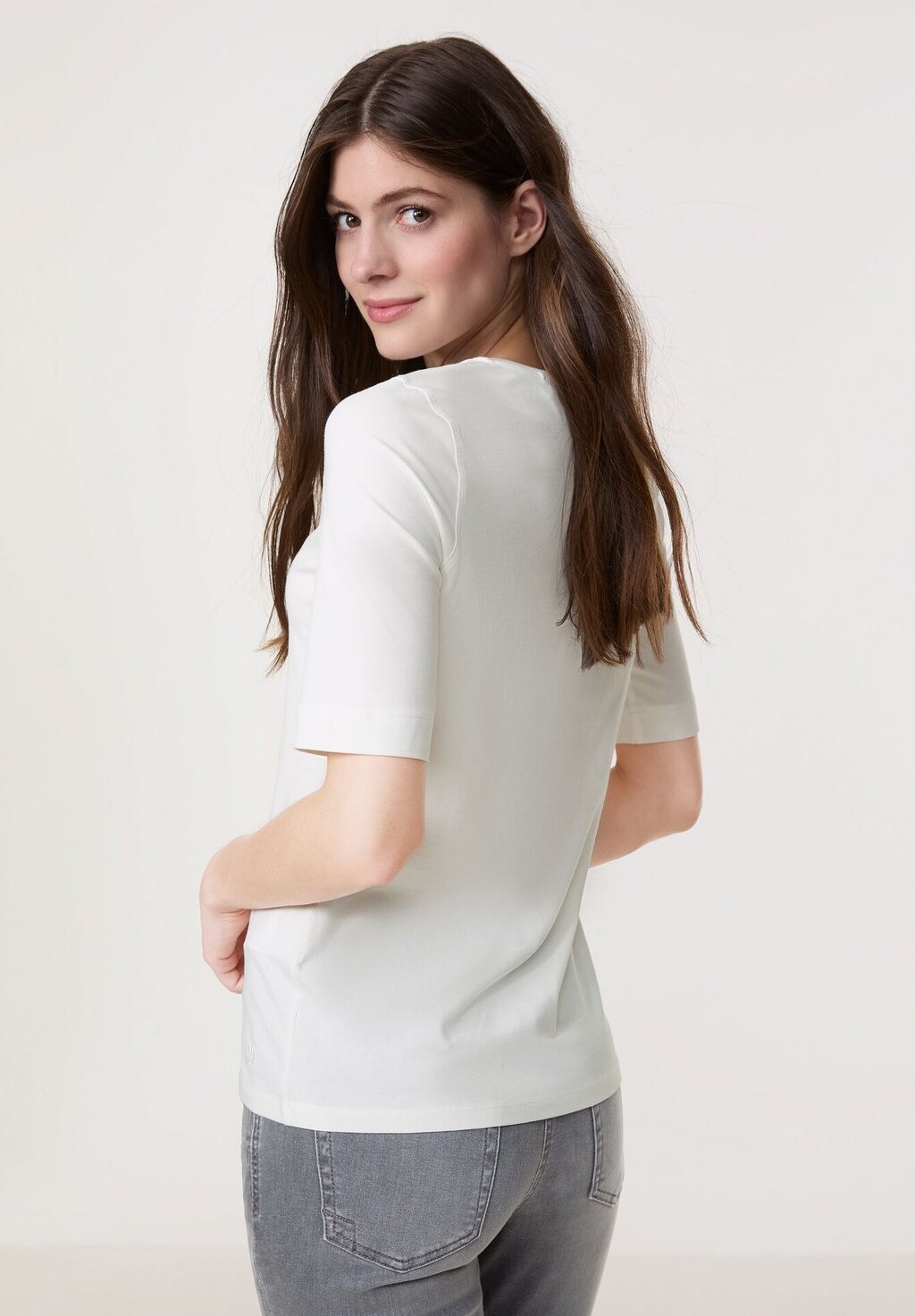

Базовая футболка 1/2 ARM Gerry Weber, кремовый