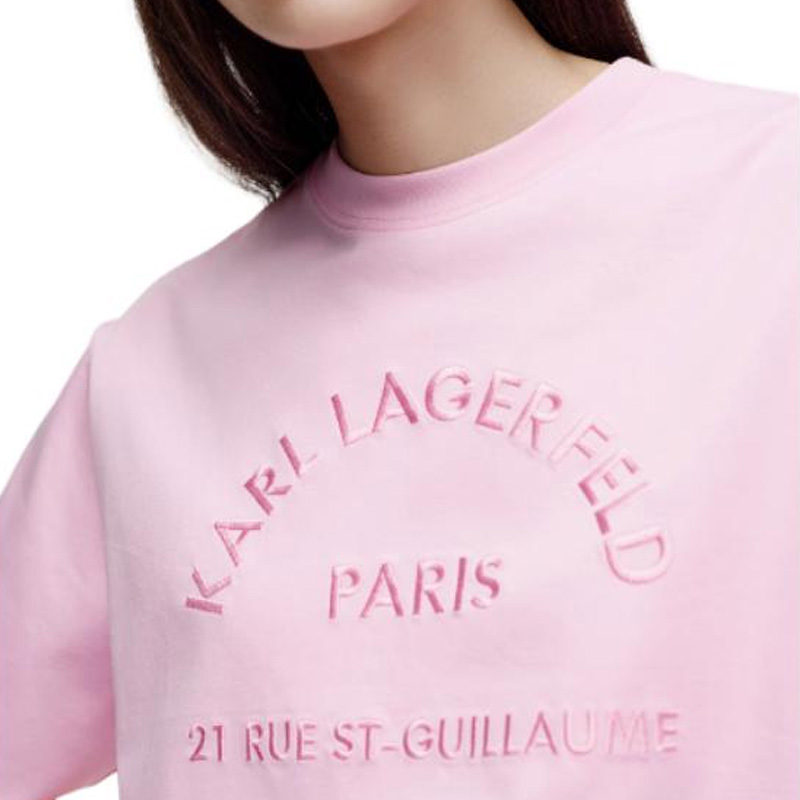 

Футболка KARL LAGERFELD женская розовая KARL LAGERFELD / Karl Lagerfeld Jeans