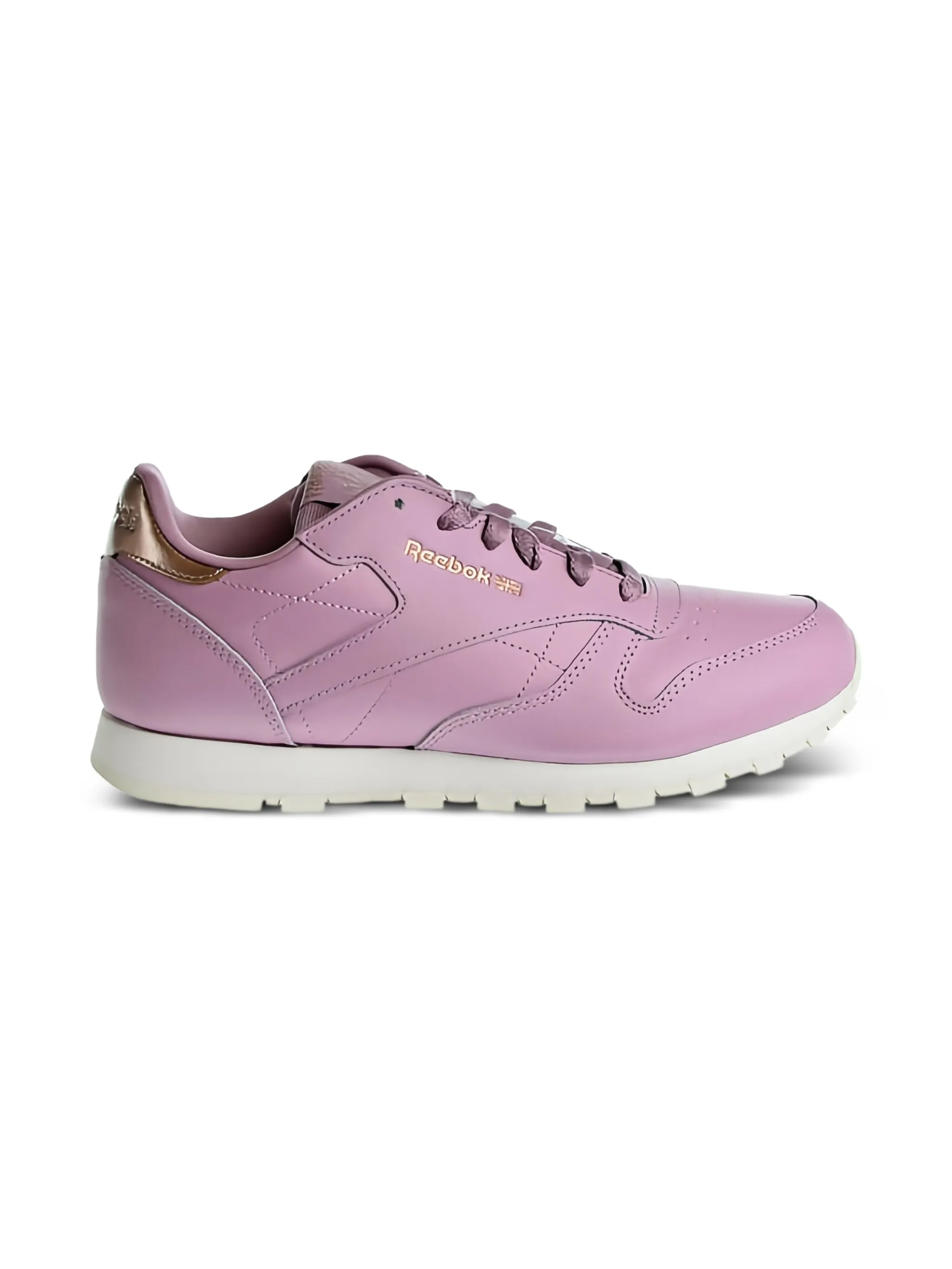 Кроссовки Classic Leather GS Reebok Kids, розовый — фото 2
