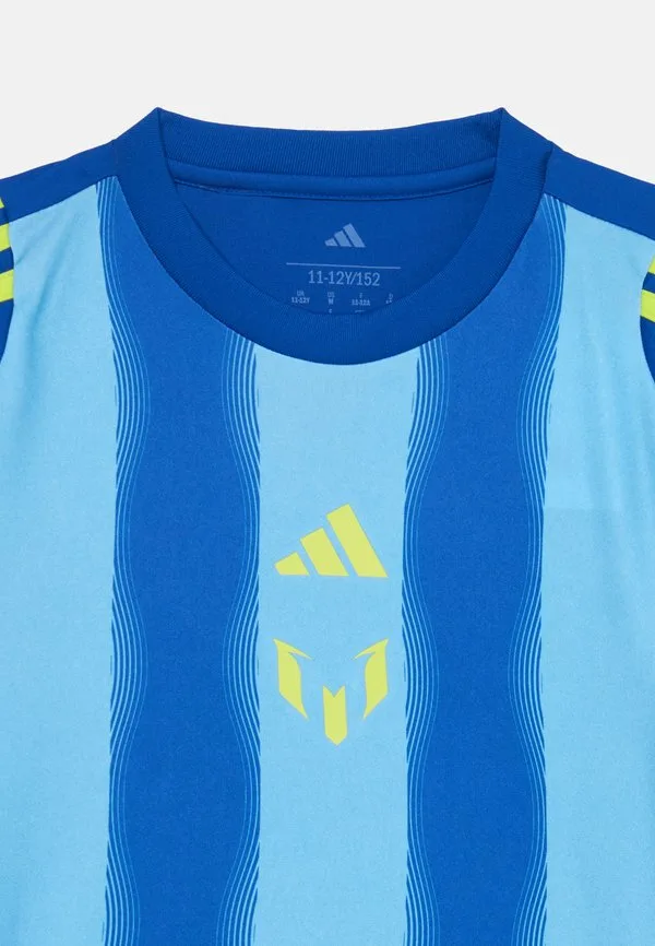 Футболка с принтом тренировочной формы месси Adidas Performance, Royal Blue — фото 3
