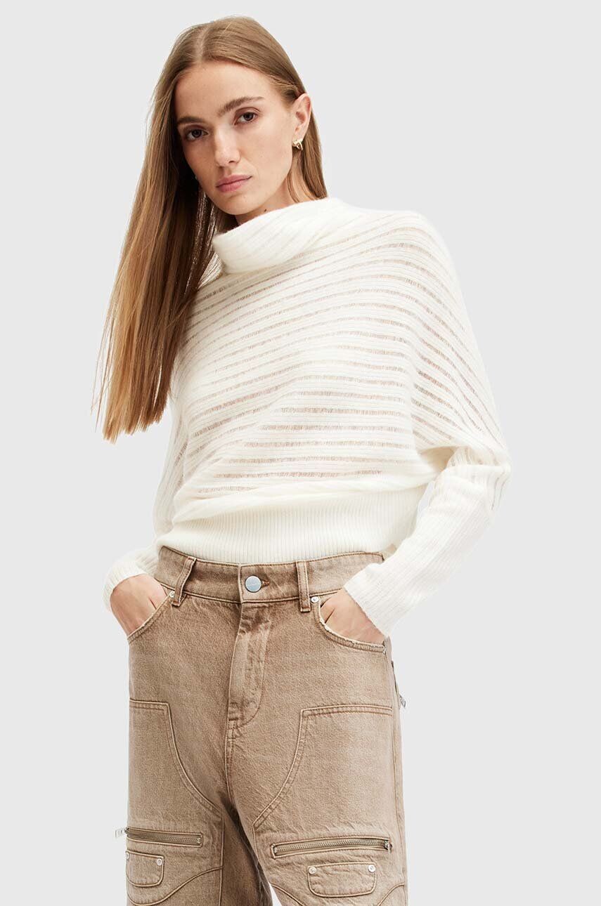 

Свитер из шерсти AllSaints RIDLEY LADDER, белый