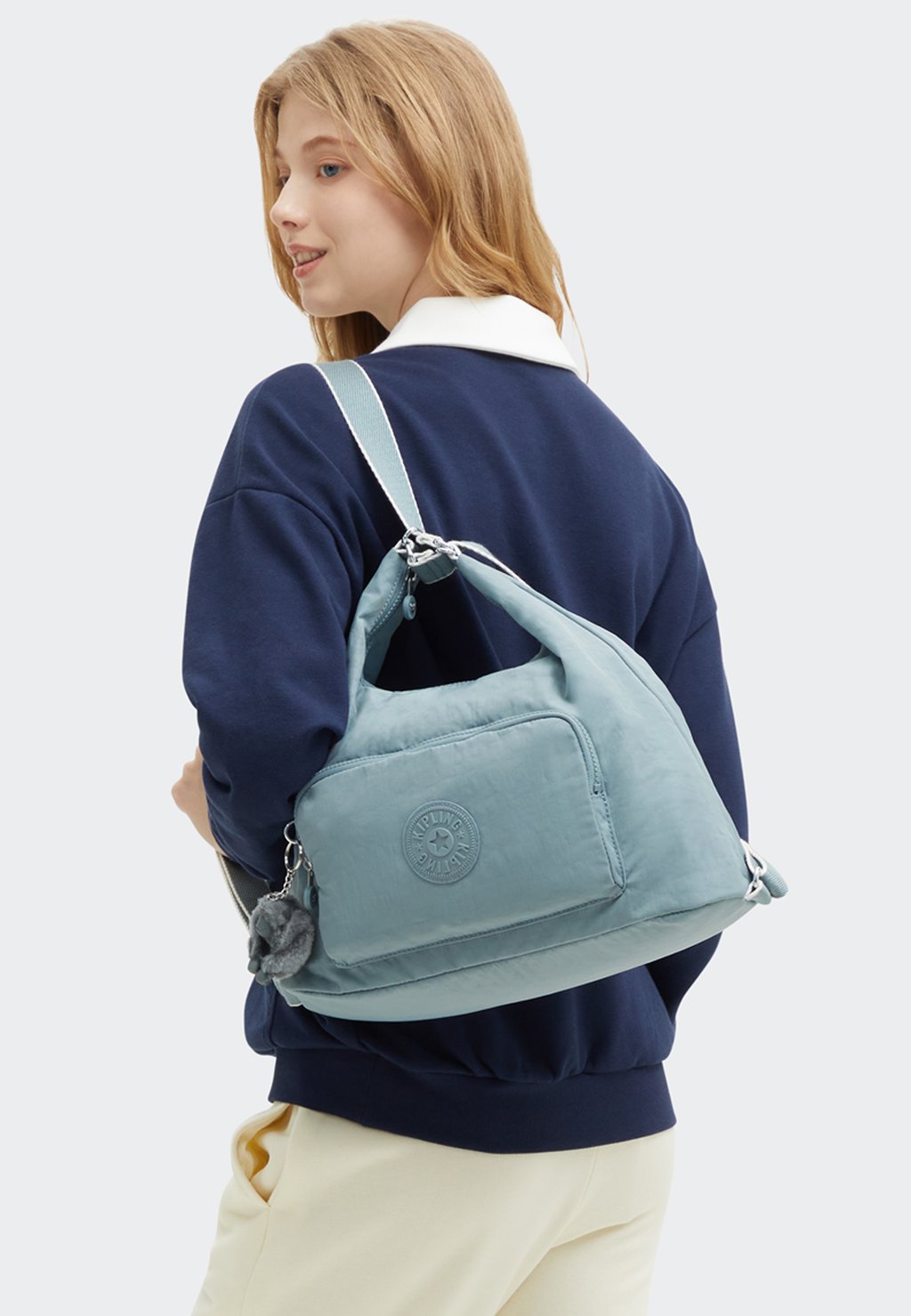 

Сумка Kipling, пятнистый серый