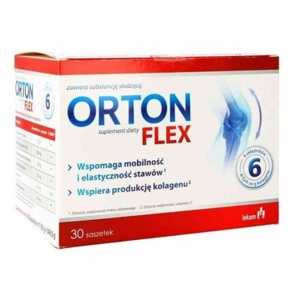 

Пакеты ORTON FLEX 30 поддерживают выработку коллагена и функцию суставов Lek-Am