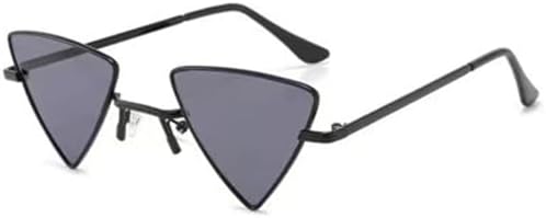 

Винтажные маленькие круглые солнцезащитные очки 2026 года для женщин и мужчин, ретро-очки в металлическом корпусе, защита от УФ-излучения UV400, панк-очки MTZJH, A-black-black Gray