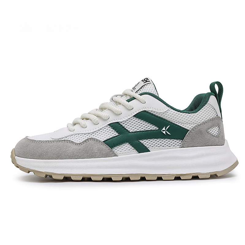 

Низкие повседневные туфли мужские ZAMST, White Green