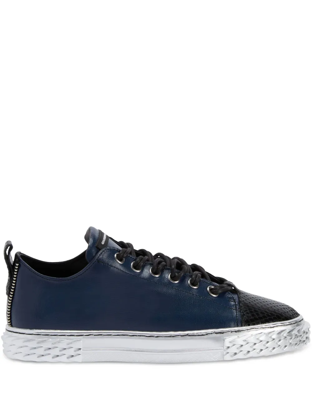 

Кеды с нашивкой-логотипом Giuseppe Zanotti, синий