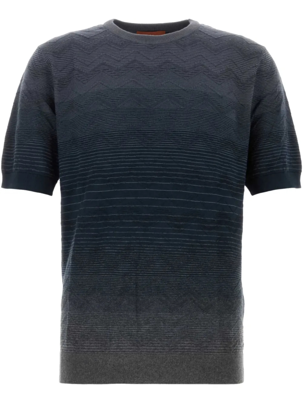 

Футболка из хлопка с вышивкой Missoni, синий