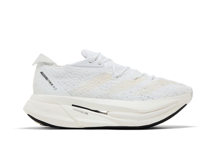 

Кроссовки Adizero Prime X 2.0 Strung 'Wonder White Black', белый