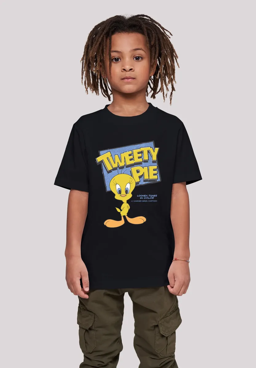 

Футболка F4NT4STIC "Looney Tunes Classic Tweety Pie", детский унисекс, товары премиум-класса, для мальчиков, девочек, с принтом, черный